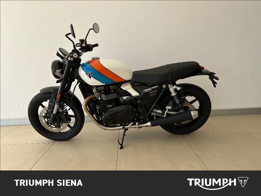 TRIUMPH Speed Twin 900 Pure White/Blue/Orange Abs