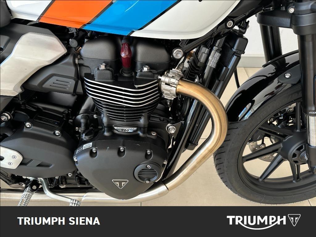 TRIUMPH Speed Twin 900 Pure White/Blue/Orange Abs