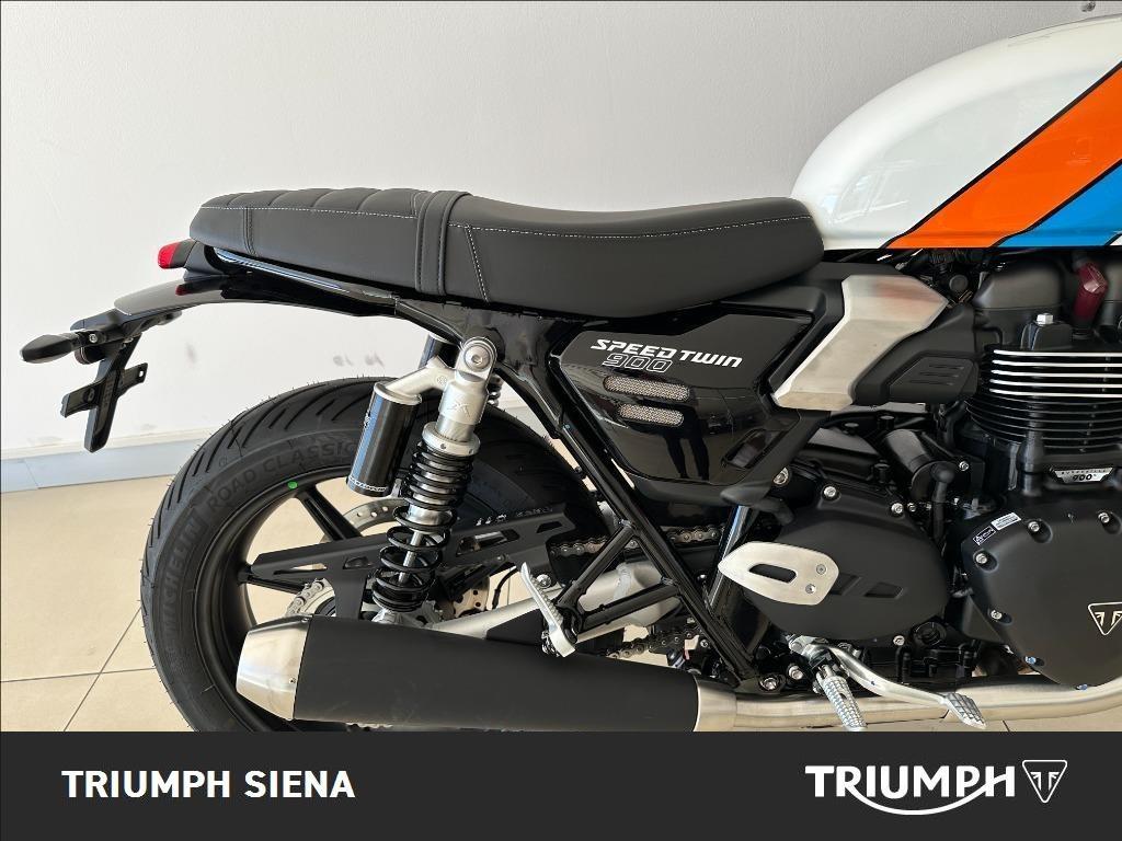 TRIUMPH Speed Twin 900 Pure White/Blue/Orange Abs