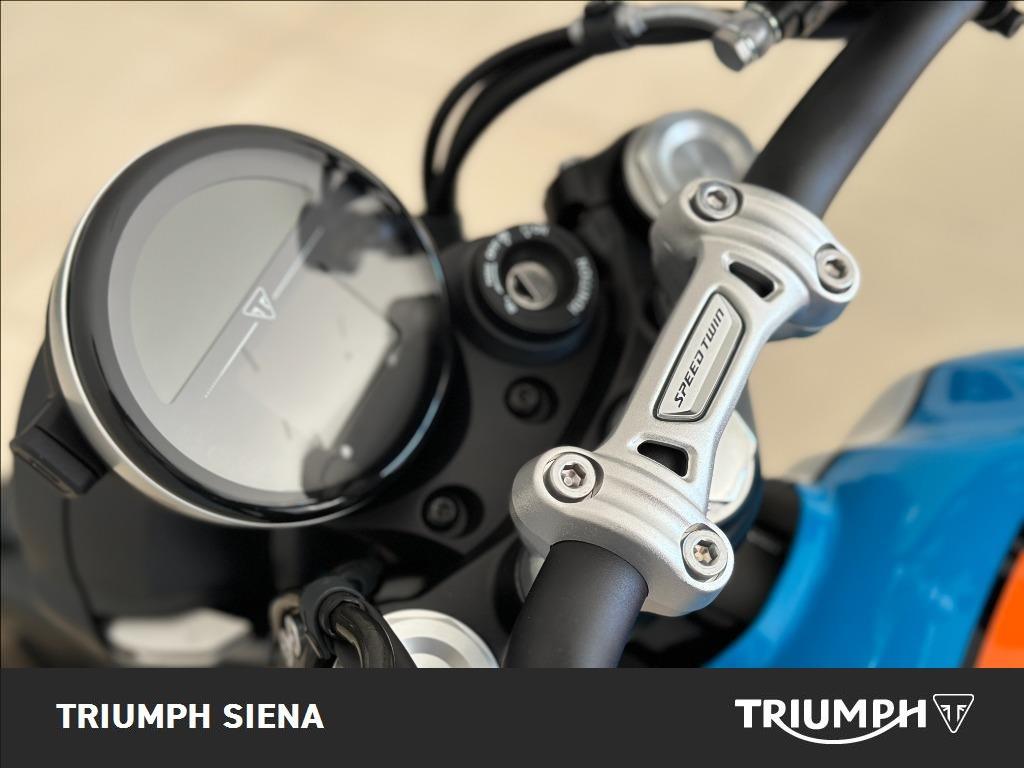 TRIUMPH Speed Twin 900 Pure White/Blue/Orange Abs