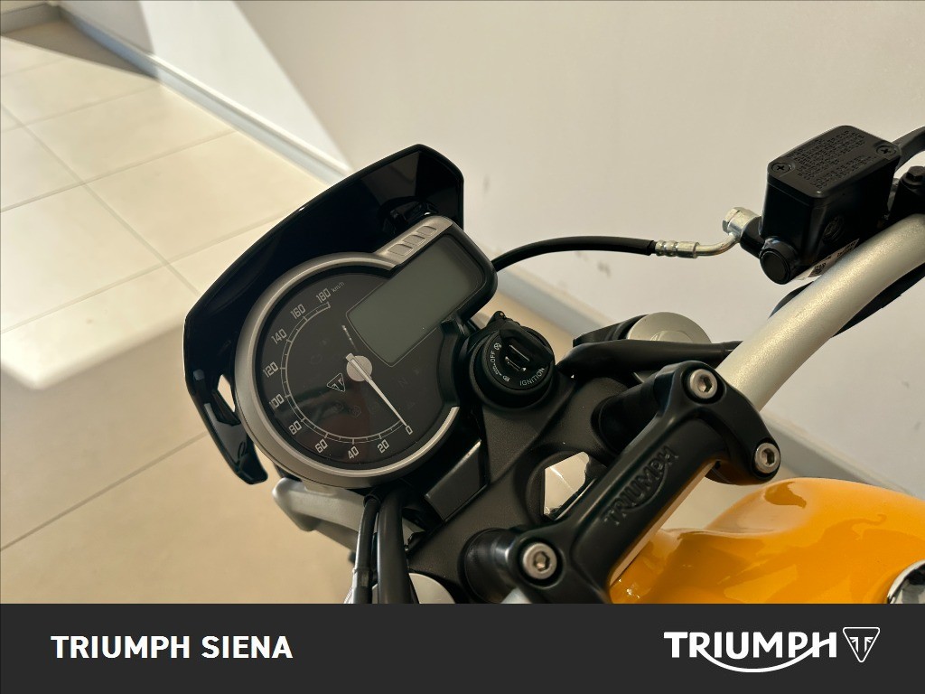 TRIUMPH Thruxton 400 Metallic Racing Yellow / Aluminium Silver Abs