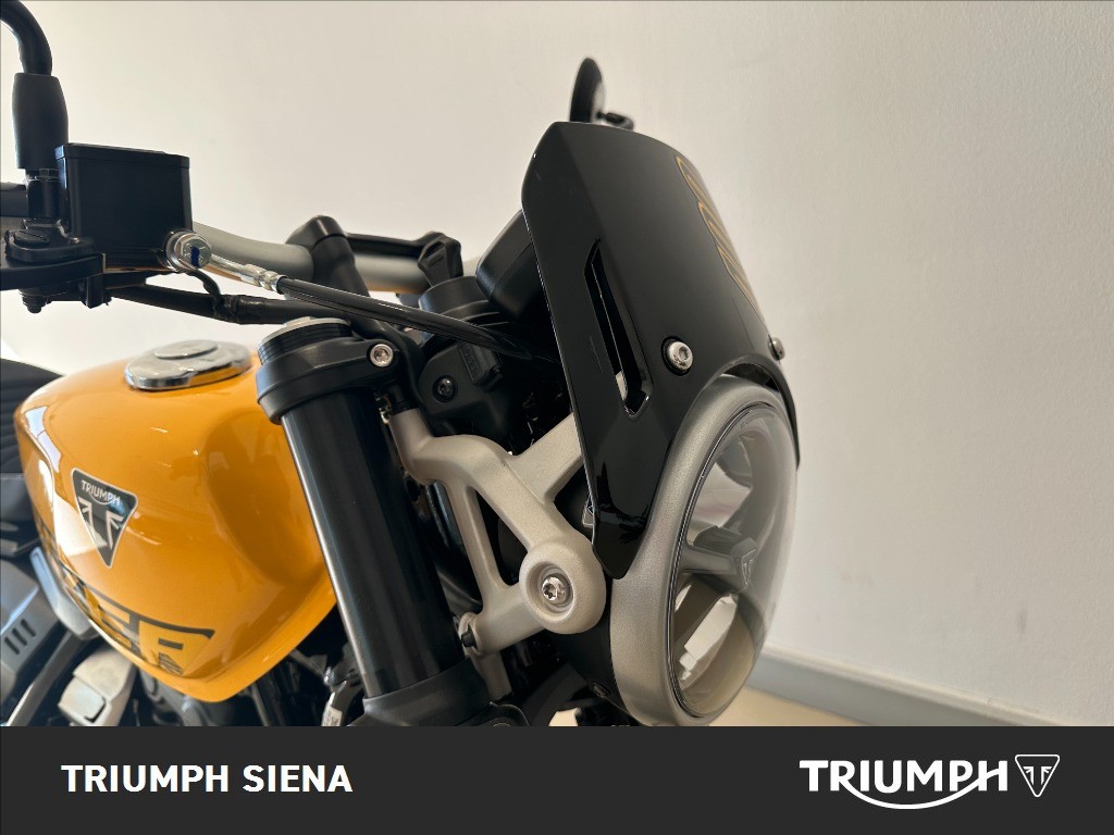 TRIUMPH Thruxton 400 Metallic Racing Yellow / Aluminium Silver Abs