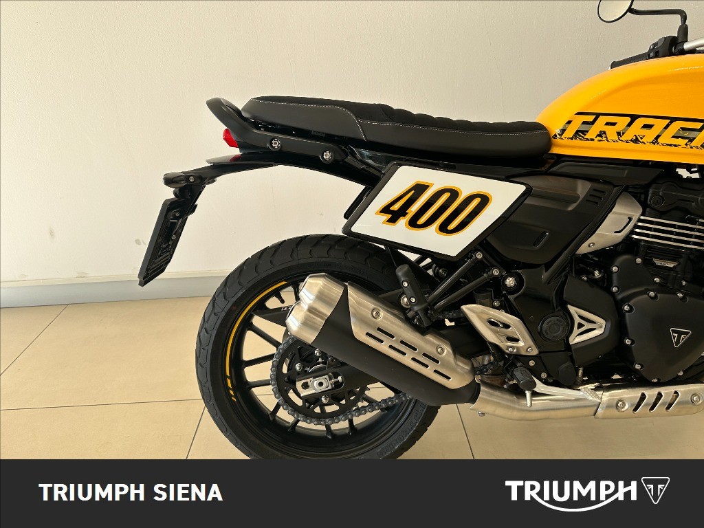 TRIUMPH Thruxton 400 Metallic Racing Yellow / Aluminium Silver Abs