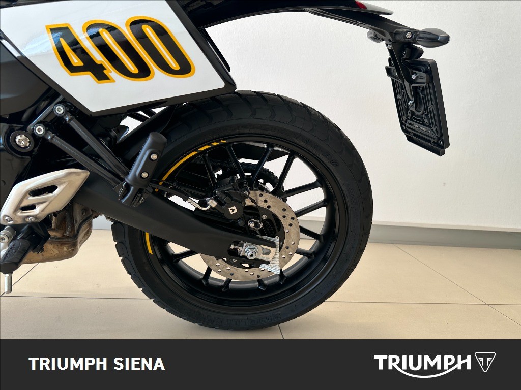 TRIUMPH Thruxton 400 Metallic Racing Yellow / Aluminium Silver Abs