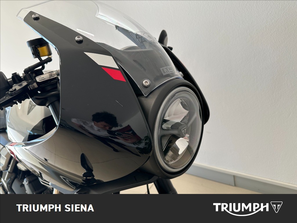 TRIUMPH Thruxton 400 Phantom Black / Aluminium Silver Abs