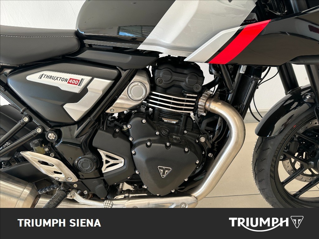 TRIUMPH Thruxton 400 Phantom Black / Aluminium Silver Abs