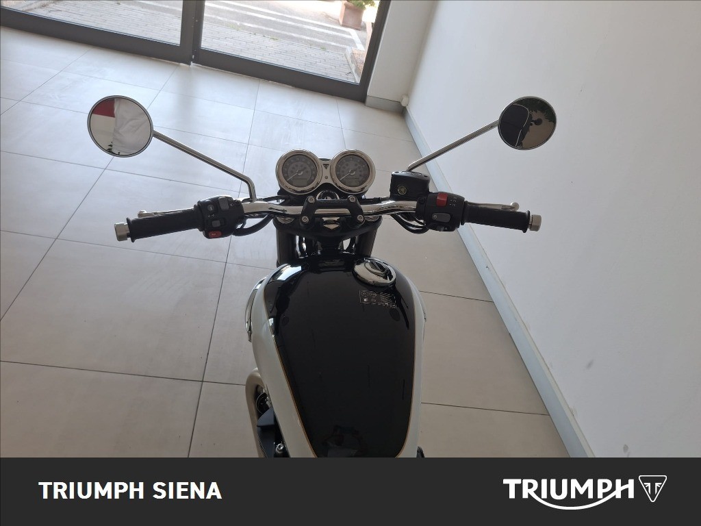TRIUMPH Bonneville 900 T100 Snowdonia White / Sapphire Black