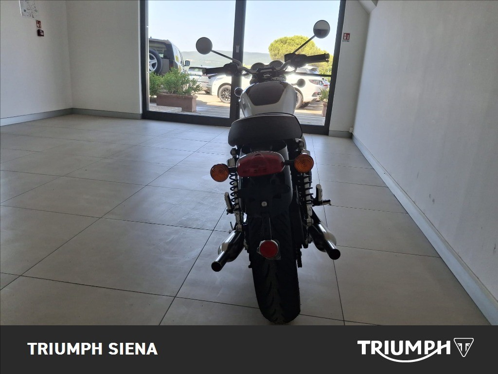 TRIUMPH Bonneville 900 T100 Snowdonia White / Sapphire Black