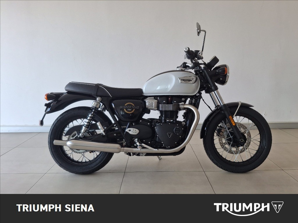 TRIUMPH Bonneville 900 T100 Snowdonia White / Sapphire Black